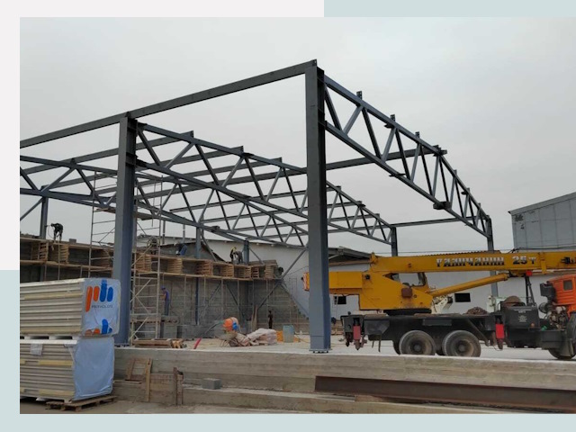 Строительство цехов в Батайске