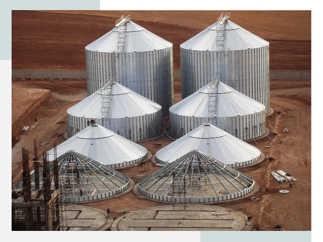 Строительство зерновых силосов в Батайске