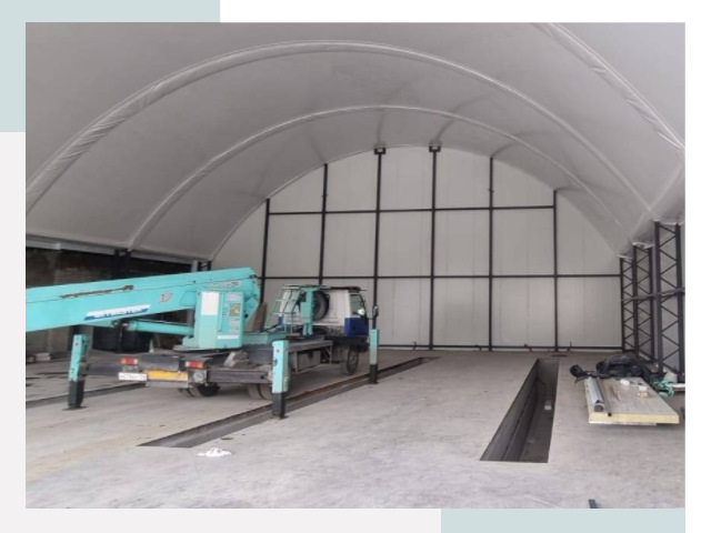 Внутреннее оснащение ангаров в Батайске